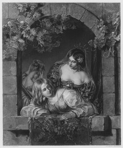 The Brides of Venice, fra bildet i Vernon Gallery (gravering) av William Etty