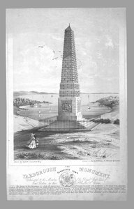 Yarborough-monumentet, Bembridge Down, sent på 1800-tallet.