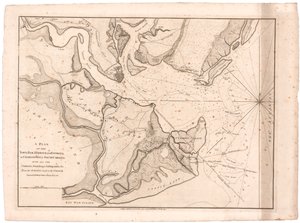 A Plan of Charlestown, SC av Faden av William Faden