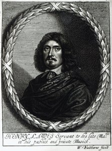 Henry Lawes (1596–1662) av William Faithorne