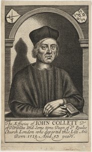John Colet, D.D. av William Faithorne