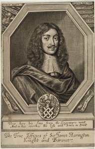 Sir James Harrington, baronett av William Faithorne