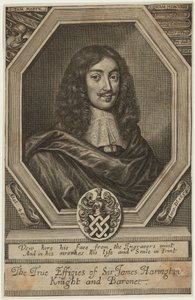 Sir James Harrington, baronett av William Faithorne