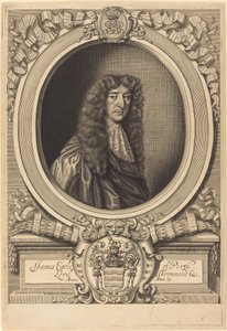 James Drummond, jarl av Perth av William Faithorne after Sir Peter Lely