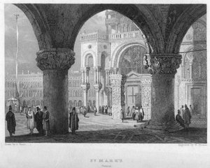 St Marks, Venezia, 1800-tallet.