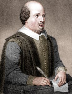 William Shakespeare , engelsk poet og dramatiker, 1820.