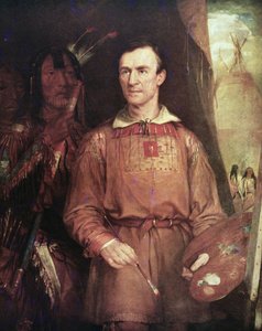 George Catlin (1798-1872) 1849 (olje på lerret) av William Fisk