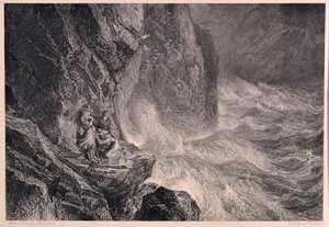 Scene fra Antikvaren av William Forrest
