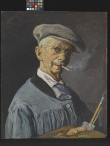 The Painter Man (olje på lerret)