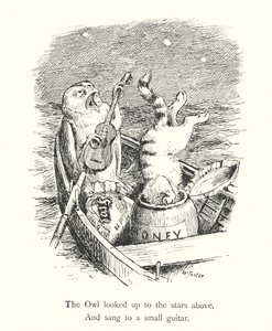 The Owl And the Pussy Cat (gravering)