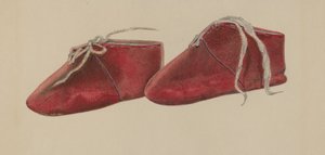 Babys sko, ca. 1937.