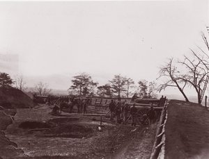 Nær Dutch Gap, Virginia. Fort Brady, ca. 1865.