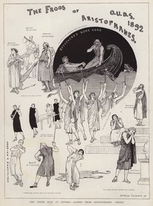 Scener fra en produksjon av Aristophanes