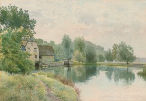 Houghton Mill ved elven Ouse, 1914