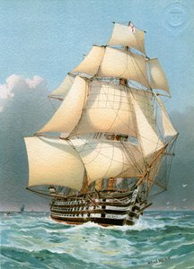 HMS Victoria, Royal Navy 121 våpen krigsskip, c1859 c1890-c1893.