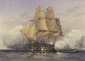 The Victory (farge litho) av William Frederick Mitchell