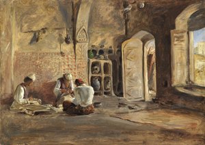 Interiør, Alger (olje på papir lagt på lerret)