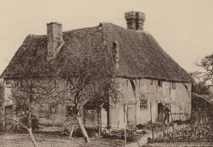 Ved Smallbridge, Horsmonden, Kent (s/h-bilde) av William Galsworthy Davie