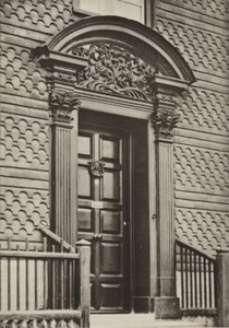 Doorway, Cranbrook, Kent (s/hvitt-bilde) av William Galsworthy Davie