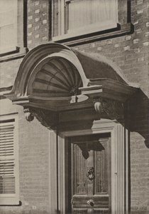 Døråpning, High Street, High Wycombe, Bucks (s/hvitt-bilde) av William Galsworthy Davie