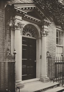 Døråpning, Redhill Road, Reigate, Surrey (s/hvitt bilde) av William Galsworthy Davie