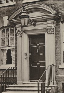 Doorway, Southgate Street, Winchester (s/hvitt bilde) av William Galsworthy Davie