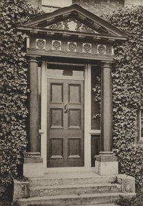 Doorway, Tenterden, Kent (s/hvitt bilde)