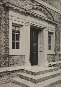 Doorway, The Broad, Hellingly, Sussex (s/hvitt bilde) av William Galsworthy Davie
