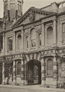 Doorway, The Gateway, Castle Ashby, Northants (s/hvitt bilde)