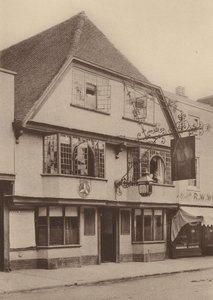Falstaff Inn, St. Dunstan#39;s Street, Canterbury, Kent (s/h-bilde) av William Galsworthy Davie