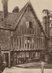 På kirkegården, Penshurst, Kent (s/h-bilde) av William Galsworthy Davie