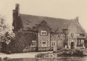 Postkontoret, Wickhambreaux, Kent (s/h-bilde) av William Galsworthy Davie