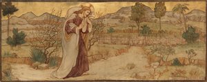 The Parable of the Lost Sheep, ca. 1884 (Olje på lerret) av William George Rich
