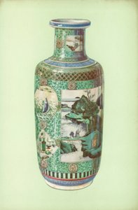 Vase, famille verte, kinesisk, periode med K