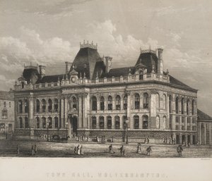 Rådhus, Wolverhampton, ca. 1871