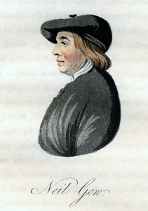 Neil Gow , skotsk felespiller, 1800.