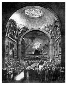 Common Council Chamber, Guildhall, City of London, 1886.