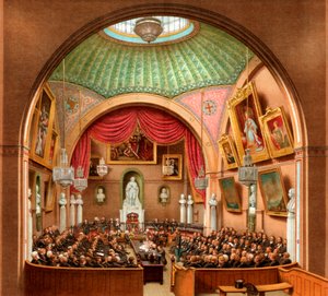 Council Chamber, Guildhall, City of London, 1886.