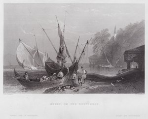 Bebec, på Bosporos (gravering) av William H. Bartlett
