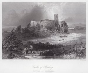 Spielbergs slott (gravering) av William H. Bartlett
