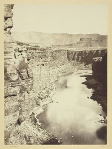 Grand Canon, Colorado River, nær Paria Creek, Looking West, 1872. av William H. Bell