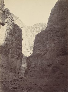 Kalksteinsmurer, Kanab Wash, Colorado River, 1872.