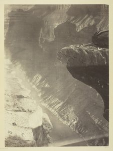 Ser sørover inn i Grand Cañon, Colorado River, Sheavwitz Crossing, 1872. av William H. Bell