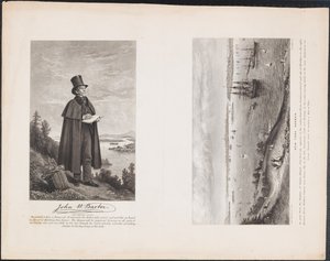 A. John W. Barber; B. New York Harbor, ca. 1849 (gravering) av William H. Dougal