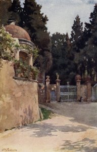 The Boboli, Firenze (farge litho)