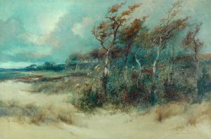 Trær i en sandvei, Heysham, 1916