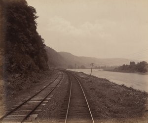 Hemlock Run Curve, nær Towanda av William H. Rau