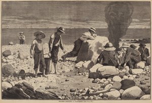 Sea-Side Skisser - A Clam-Bake av William H. Redding after Winslow Homer