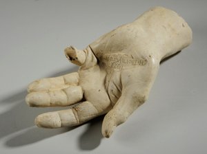 Avstøpning av en hånd av William Hamo Thornycroft