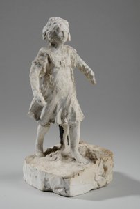 Maquette for Figure of a Girl Running (gips) (se også 440337) av William Hamo Thornycroft